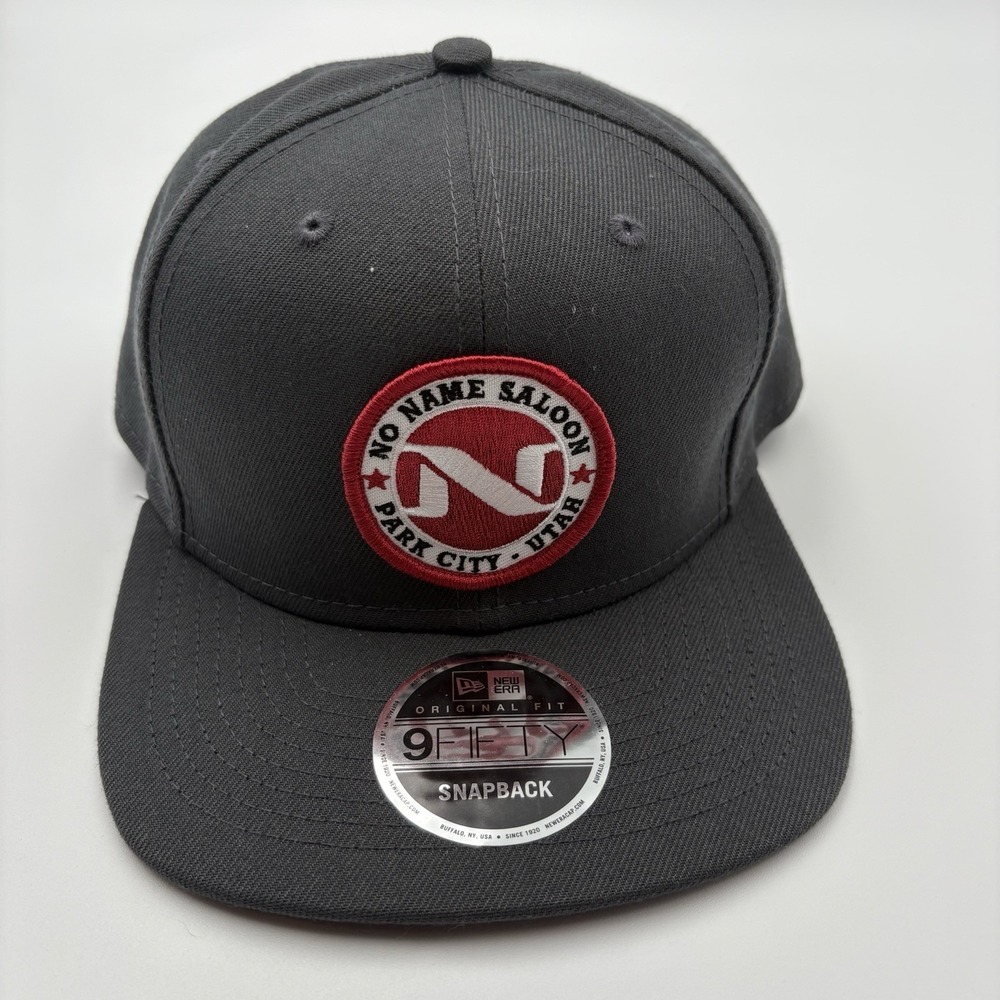 No Name Saloon Park City Utah New Era 9FIFTY Snapback Hat Black Cap